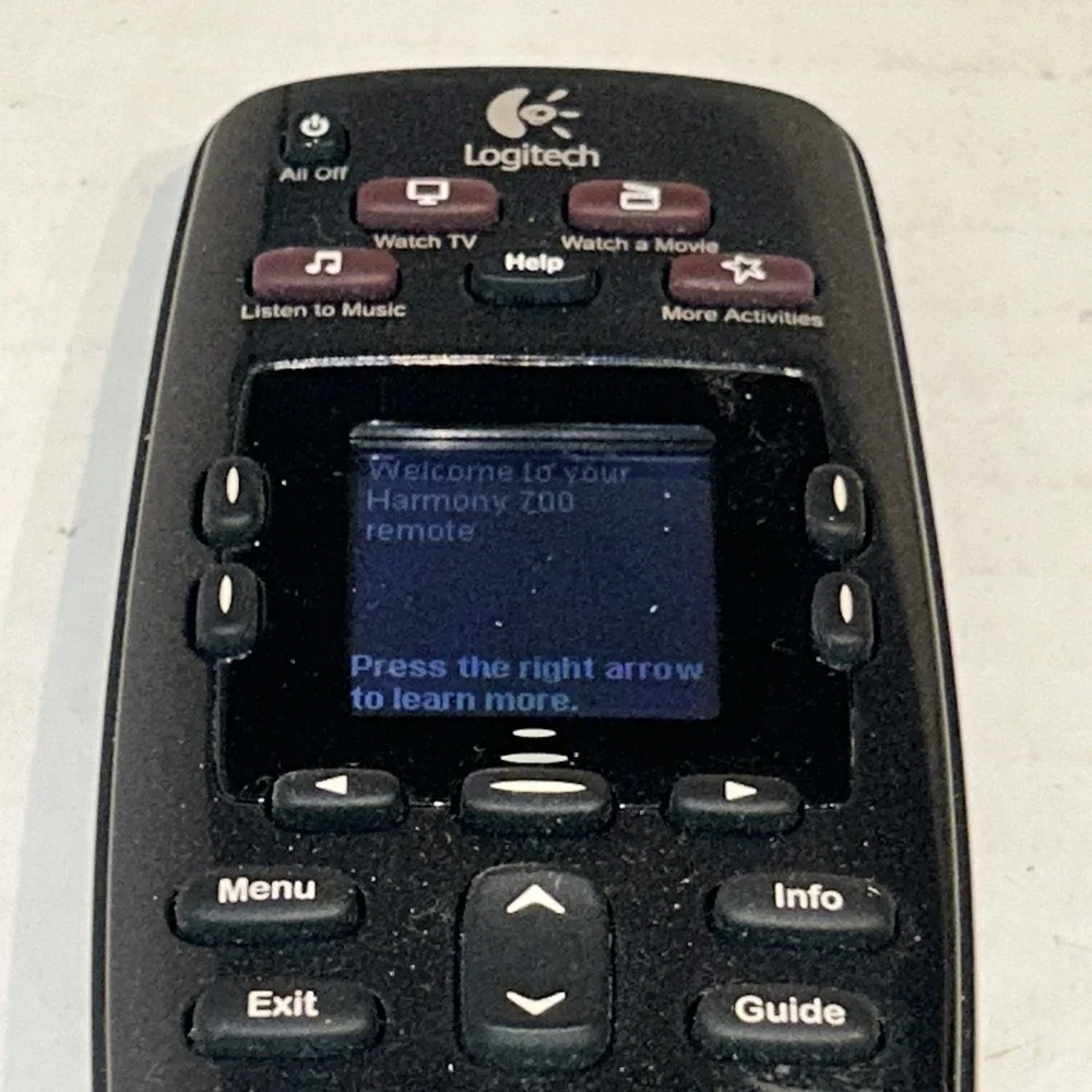 Logitech Harmony 700 Remote‎ Control Black Tested E3